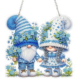 GHHKUD Kit artistico con diamanti da appendere per adulti, kit per pittura con diamanti a forma speciale da appendere, in acrilico 5D, con diamanti 5D fai da te, kit per decorazione da parete, regalo