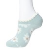 Atsugi RRA5094 RRA5094 Women's Warm Fleece Lined Flower Pattern Room