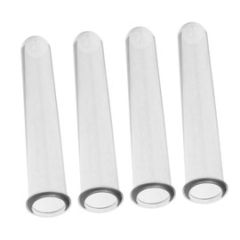 Outanaya 4Pcs Floral Water Tubes for Flower Arrangements Plastic Vials for Plant Propagation Stylish Hydroponic Test Tube Planter Easy Upkeep Root Monitoring for Home Decor