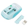Keyboard Mouse Combo 2.4GHz Wireless Cute Retro 68 Round Keycaps