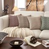 DOMVITUS Floral Pillow Covers, Pillow Covers 20x20, Couch Pillows for