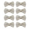 8pcs Bow Shoe Clips Detachable Bowknot Shoe Buckle Decorative Removable