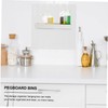 Ciieeo 1pc Multi Function Pegboard Storage Box and Lightweight Organizer