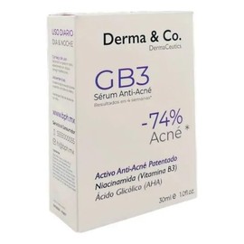 Sérum Derma&co. Derma Anti-acné -74% Acné Gb3 30 Ml. Acneica Día/noche
