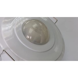 LE Electronics PM200 "HIGH POWER" (up to 2000W) Recessed Sensor - Ceiling 360 Angle, 5m in radius, PIR Motion Detector Sensor (white)