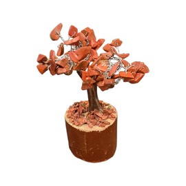 VIE Naturals Mini Chakra Tree, Red Jasper, 10cm, One