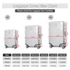 Transparent Suitcase Protective Cover, Waterproof PVC Luggage Cover for 20,