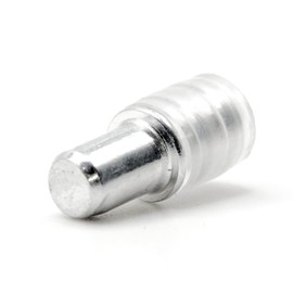 ReplacementScrews Glass Shelf Support Pins Compatible with IKEA 101577 (UTRUSTA) Shelf Holder Peg with Rubber Sleeve (Pack of 6)