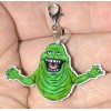 Acrylic Green Ghost Slimer Ghostbusters Charm Zipper Pull & Keychain