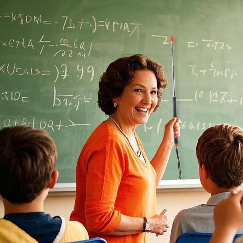 Pointer Stick, Retractable Pointer, Stylus Teacher Classroom Pointer, Retractable Teacher