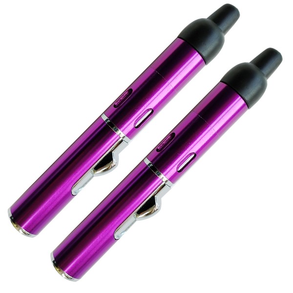 Refillable Lighters,Multifunctional Built-in Jet Flame Torch Lighter Kitchen Cooking,Purple（2PCS）