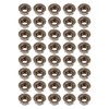 40pcs M10x1.25mm Hxagonal Flange Nuts Stainless Steel Rust Resistant Fine