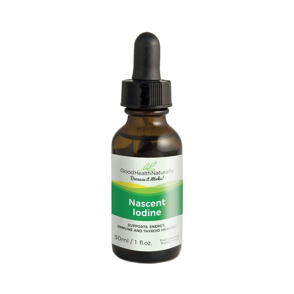 Nascent Iodine, Supports Energy, Immune and Thyroid Health, 30ml -