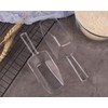 SCSpecial Kitchen Scoops Set of 6 Clear Plastic Scoops with