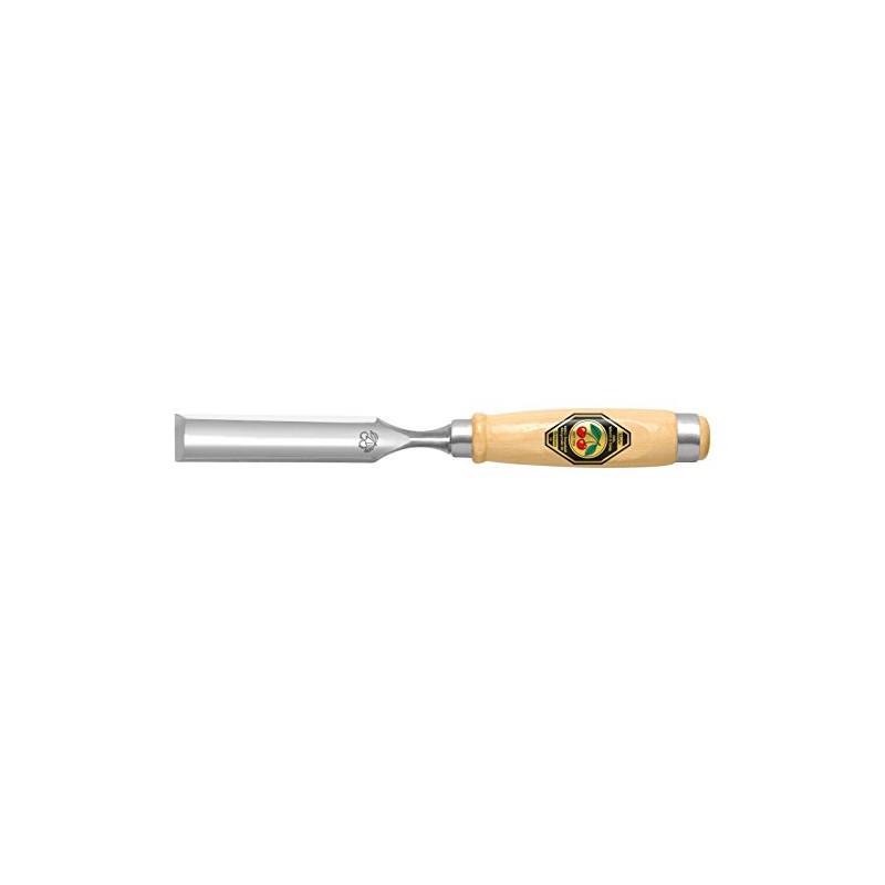 Kirschen 1481010 Firmer Gouge Inside Bevel with Hornbeam Handle, Beige/Silver,