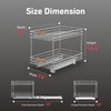 Mount Walker Pull Out Cabinet Organizer(14" W x 21" D),