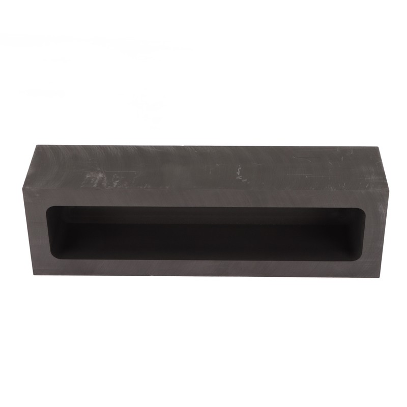 Graphite Ingot Mold 6.6lb Alchemy Capacity Rectangular Refining Graphite Casting