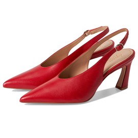 Naturalizer Women's 27 Edit Elaine Pump, Crimson Red Leather, 8 Wide