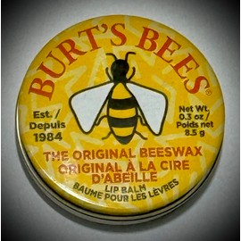 Burt's Bees Moisturizing Retro Lip Balm Tin with Vitamin E & Peppermint - The Original Beeswax Lip Balm - 8.5g / 0.3oz - Made in U.S.A. - It's like a minty chill pill for dry lips