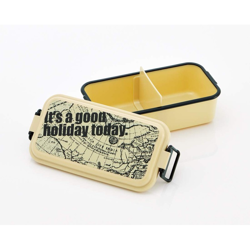 Skater PEN8 Enameled Lunch Box, Large Capacity, World Map 28.7