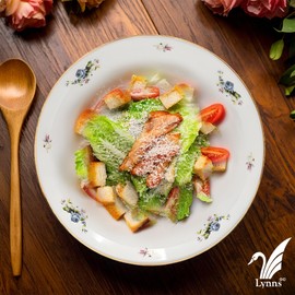 Lynns Paradise Serafina 9-Inch Big Bowl, Set of 3, Purple; Heavy Duty; Chip Resistant; Lead and Cadmium Free; Freezer to Oven Safe up to 500°F