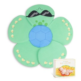 Baby Bath Mat for Sink, Safe, Soft, Non-Slip Baby Bath Pillow for 0-6 Months Newborns, Essential Shower Gift (Turtle)