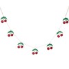 Gisela Graham Cherries Wooden Garland Hanging Decoration