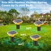 JNKNT Ultrasonic Mole Repellent Outdoor, Solar-Powered Gopher Repellent for Lawn