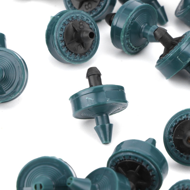 100PCS/Bag 8L Pressure Compensating Drippers Micro Drip Irrigation System Watering