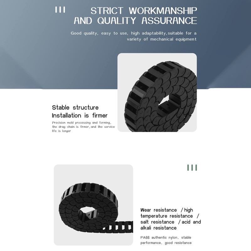 Cable Tow Chain Wire Carrier 10 x 30 mm Inner