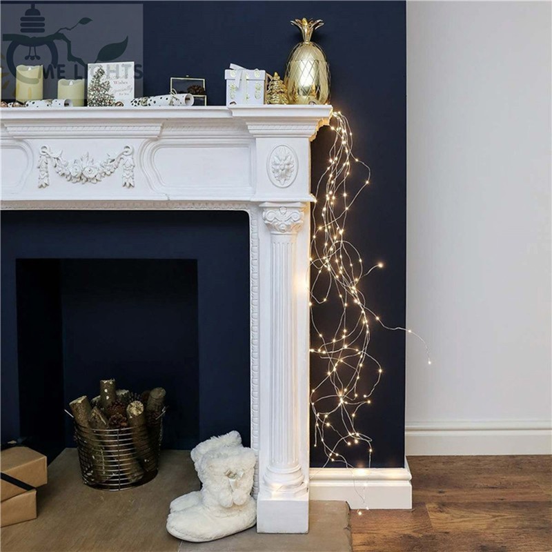 2M 200LED String Light Flexible Copper Wire for Christmas Holiday