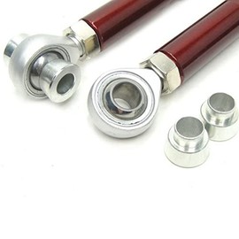 Compatible With/Replacement For Brightt GSP-TGT-038 Godspeed AK-140-A Adjustable Toe Rear Lateral Arms With Spherical Bearings, Set of 2, compatible with Accord(CP) 2008-16