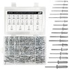 428 pieces aluminium rivets 3.2/4/5 mm, pop rivets, steel rivets,