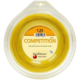 Kirschbaum Unisex's Competition String Reel-Yellow, 1.3 mm/200 m