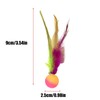Creative Feather Elastic Balls for Cats - Kitten Rolling Ball