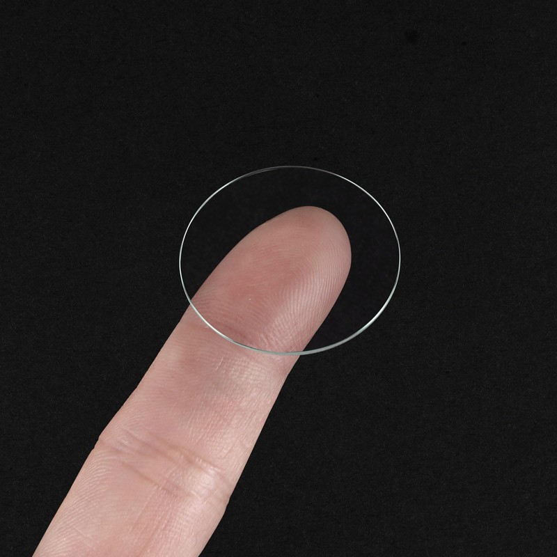 sourcing map 8 Pack 27 mm Crystal Lens Single Dome