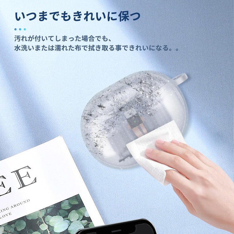 SOUNDPEATS Case Cover for Capsule3 Pro/SOUNDPEATS Capsule3 Pro Plus [NOUKAJU]