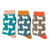 Spaniels on Teal Women's Ankle Socks One Size