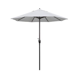 California Umbrella 7.5' Rd Casa Series Alum Patio Umbrella, Crank Lift, Auto Tilt, Natural