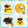 24 Rubber Ducks with Sunglasses, Cruise Ducks Yellow Mini Rubber
