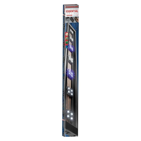 MarineLand Fully Adjustable Essential LED Light for 40 Gallon Aquariums,