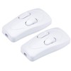 uxcell Inline Cord Switch AC 250V 1A Duplex On-Off Feed-Through