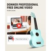 Donner Soprano Ukulele for Beginner 21 Inch Matte Ukulele Beginner