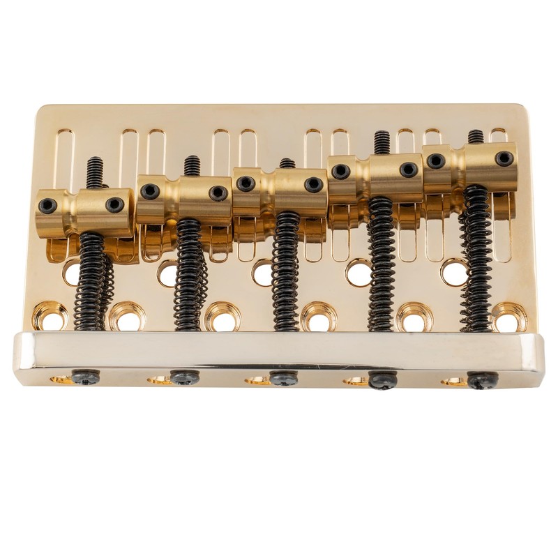 Musiclily Pro 17mm Dual Load Heavy Duty 5-String Bass Bridge