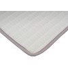 HOMELINE Microfibre Bath Mat Taupe 50 x 70 cm Bathroom