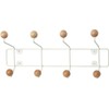 Leitmotiv Kugel Wandgarderobe Balls Holz 8 Haken