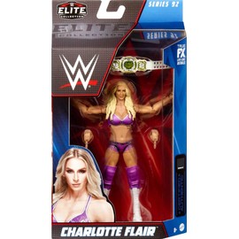 Mattel WWE Elite Collection Action Figure & Accessories, Series #92 Charlotte Flair 6-inch Collectible with 25 Articulation Points & Swappable Hands