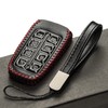 Vitodeco Leather Smart Key Fob Case Compatible with Genesis GV70,