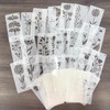 50 Pcs Wildflower Stencils, Small Flower Leaf Stencils for Painting