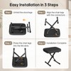 OLIXIS Adjustable Padded Keyboard Bench, X-Style Collapsible Piano Guitar Stool